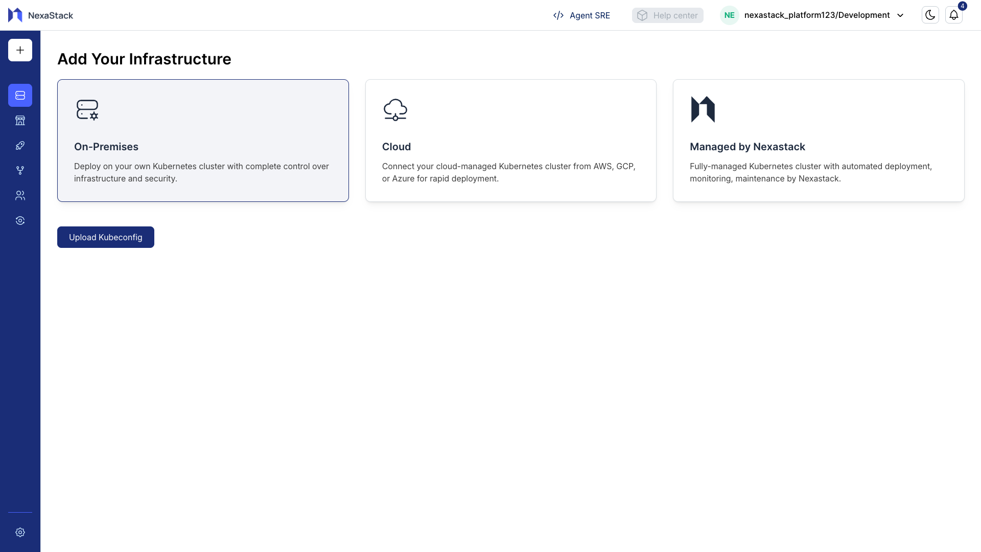 Cluster Type Selection