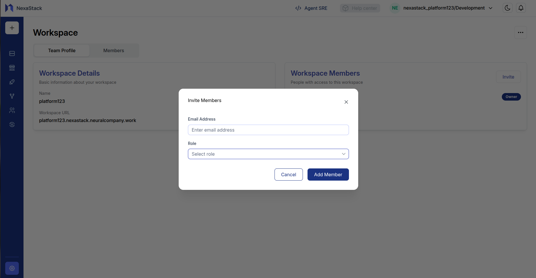 Invite Members Modal