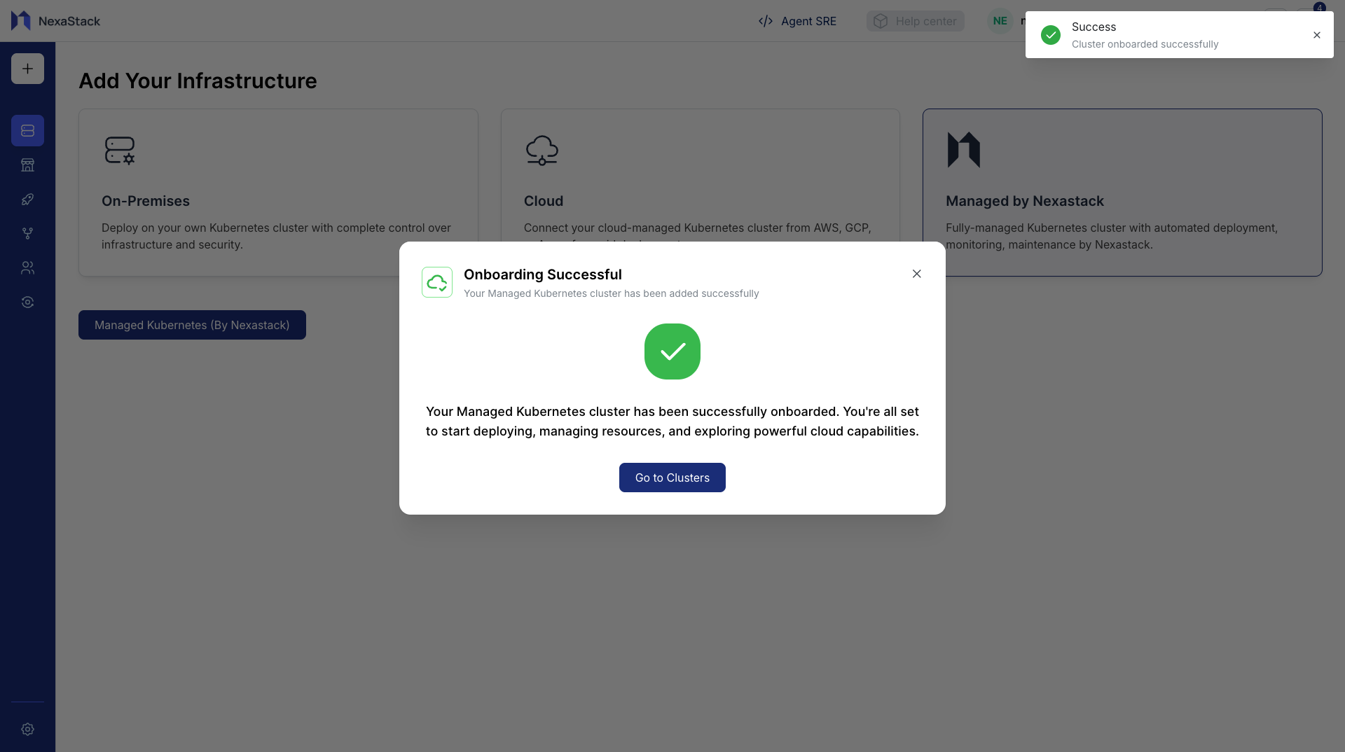 Managed Cluster Confirmation