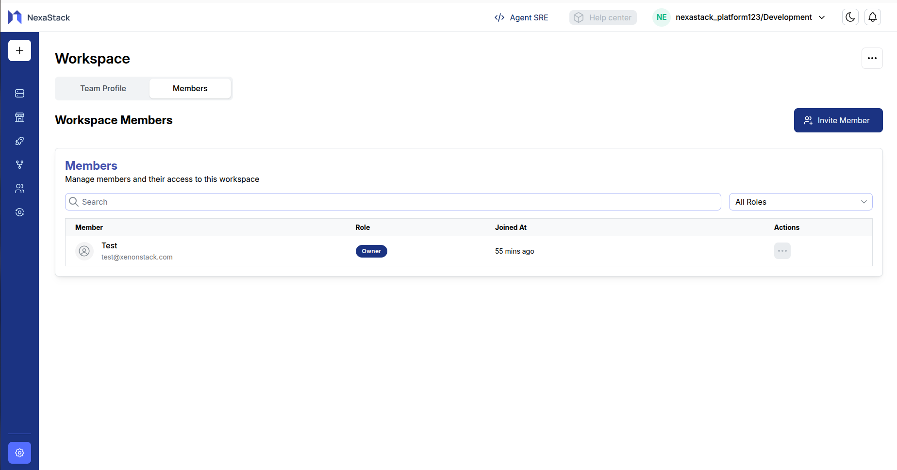 Members Management Interface
